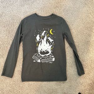 Cat & Jack Campfire long sleeve Tee size M/8-10